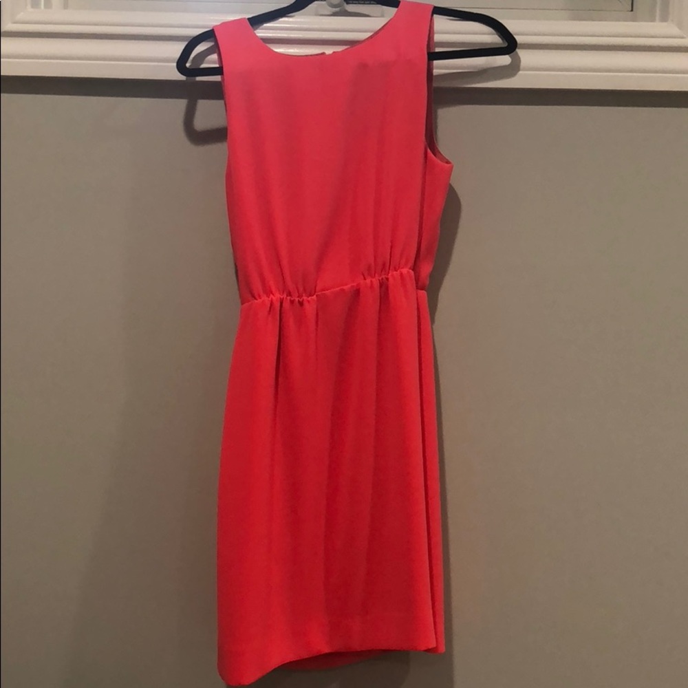 Jcrew coral pink dresss